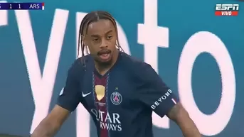 Barcola y el GROSERO error en el último segundo PSG 1-1 Arsenal