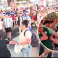 Batalla campal entre hinchas de Argentina y Argelia en Times Square de Nueva York