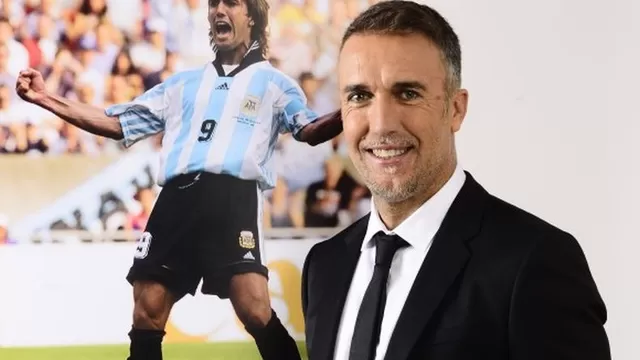 Batistuta le aconsejó a Pékerman que rechace ser seleccionador de Argentina