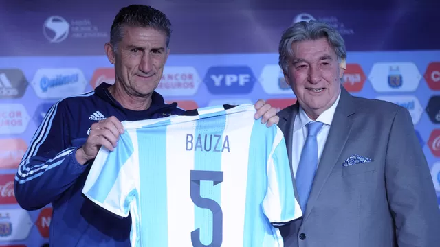 Bauza fue presentado como nuevo DT de Argentina