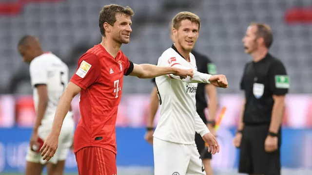 Müller fue una de las figuras del triunfo del Bayern Munich. | Foto: Bayern Munich