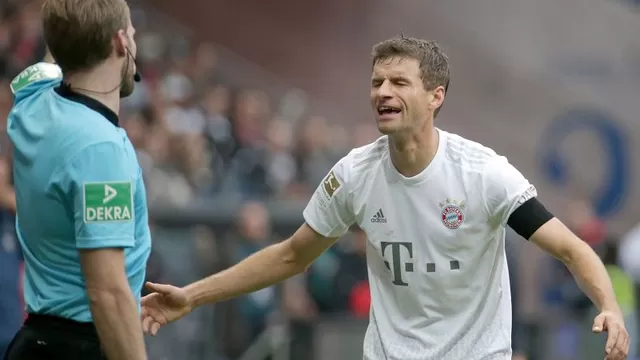 Bayern Munich vivió una pesadilla ante Fráncfort | Foto: AFP.