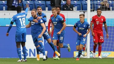 Hoffenheim alcanzó la cima de la Bundesliga. | Foto: AFP