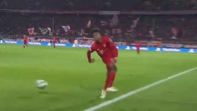 Thomas Müller ingresó en lugar de Kingsley Coman. | Video: Twitter