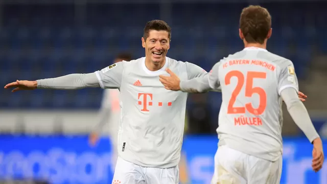 Müller, Lewandowski y Tolisso le dieron el triunfo al conjunto bávaro. | Foto: Bayern Munich