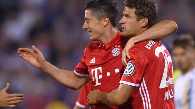 Bayern Munich goleó 5-0 al Carl Zeis Jenna por la Copa Alemana