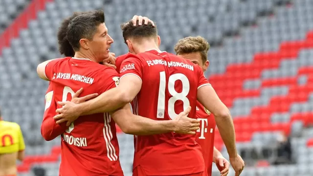 Bayern Munich goleó 5-1 al Colonia con dobletes de Lewandowski y Gnabry