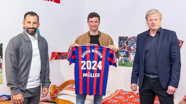 Bayern Munich renovó contrato con Thomas Müller hasta junio de 2024