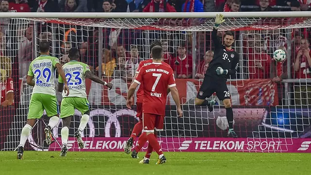 Bayern Munich sigue sin encontrar el ritmo y empató 2-2 con Wolfsburgo