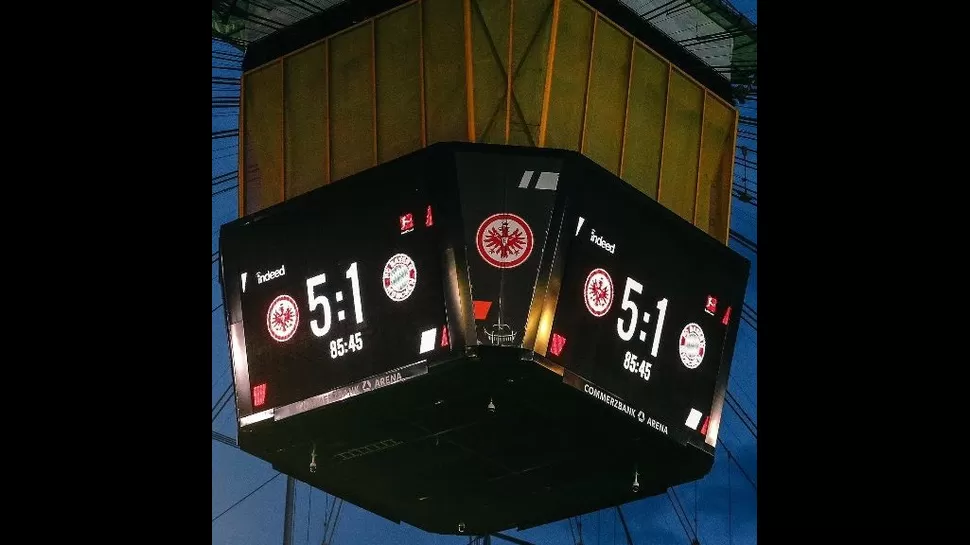 Eintracht Frankfurt 5-1 Bayern Munich. | Foto: @eintracht_esp