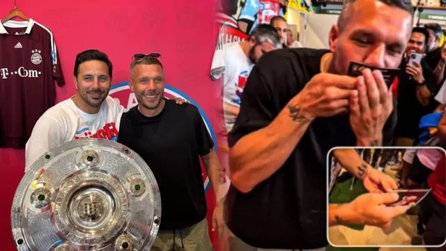 La leyenda peruana del Bayern Munich tuvo este épico reencuentro con el jugador alemán. | Video: BM