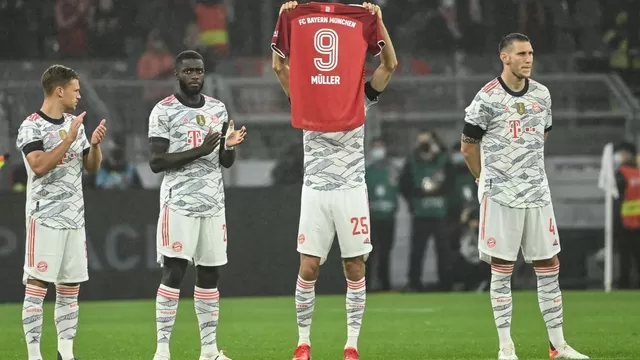 Bayern Munich vs. Borussia Dortmund: Rinden homenaje a Gerd Müller en la previa de la Supercopa