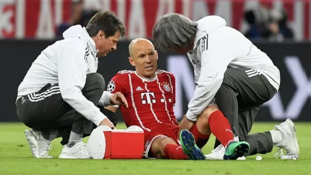 Bayern Munich vs. Real Madrid: Arjen Robben salió lesionado