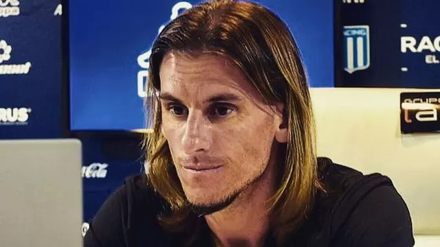 Sebastián Beccacece, entrenador argentino de 40 años. | Foto: @RacingClub/Video: Espn