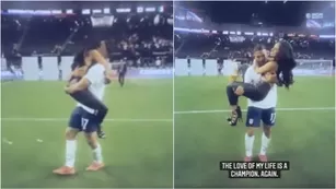 Becky G y el romántico festejo con Sebastian Lletget, campeón de la Copa Oro