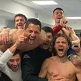 Benevento venció 1-0 a la Juventus por la Serie A y así celebró en el camerino