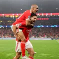 Benfica goleó 5-1 al Brujas y clasificó a los cuartos de final de la Champions League