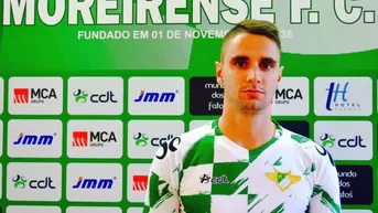 Benjamín Ubierna fue presentado en el Moreirense FC de Portugal