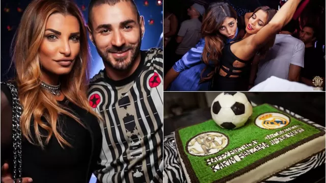 Benzema festejó su cumpleaños 28 con fiesta en Dubái con bellas mujeres