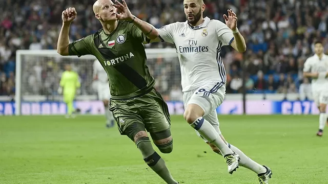 Real Madrid gole&amp;oacute; 5-1 al Legia.