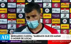 Bernardo Cuesta: "Sabemos que es matar o morir de local" - Noticias de bernardo-silva