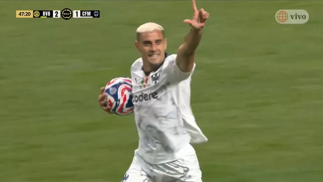 Berterame anotó el descuento de Monterrey ante Borussia Dortmund por Mundial de Clubes / América TV