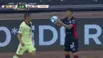 Beto da Silva simuló un golpe en la cara en el América y Lobos BUAP