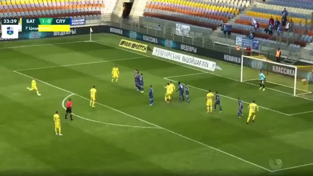 Igor Stasevich, futbolista bielorruso de 34 años. | Video: @BelFootFeder