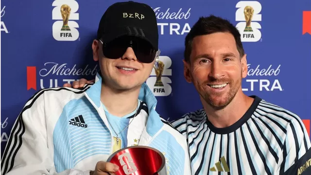 Bizarrap entregó el MVP a Lionel Messi. Foto: @bizarrap
