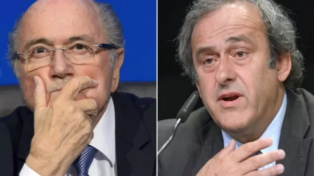 Fuerte sanción a Blatter y Platini