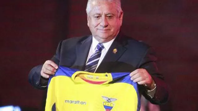 Luis Chiriboga, actual presidente de la Federaci&amp;oacute;n Ecuatoriana de F&amp;uacute;tbol.