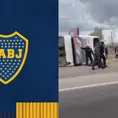 Boca Juniors: Accidente de un bus con hinchas dejó un muerto y varios heridos