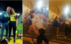 Boca Juniors: Un barrista golpeó brutalmente a una mujer en La Bombonera - Noticias de la-china-suarez