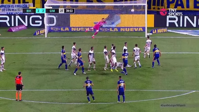 Boca Juniors: Cardona evitó la derrota ante Gimnasia con genial gol de tiro libre