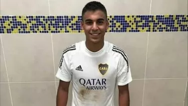 Lucas Sernas, mediocampista de 19 años. | Foto: Twitter Lucas Sernas, mediocampista de 19 años. | Foto: Twitter