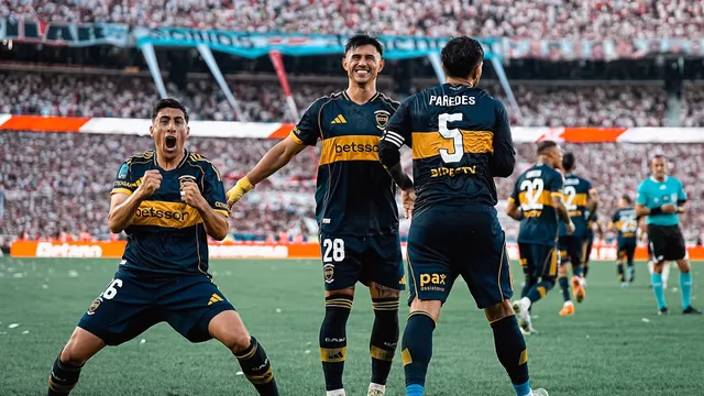 Boca Juniors derrotó en su visita 1-0 a River Plate y se quedó con el Superclásico Argentino / X