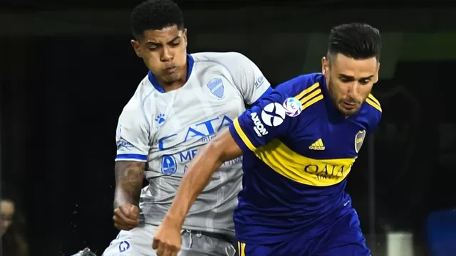 Wilder Cartagena debutó en derrota 3-0 de Godoy Cruz ante Boca Juniors