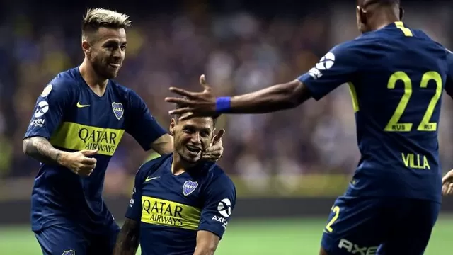 Boca Juniors goleó 3-0 a San Lorenzo por la Superliga Argentina | Foto: AFP.