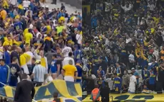 Hincha de Boca Juniors hizo gesto nazi a aficionados de Corinthians en Brasil - Noticias de paolo guerrero