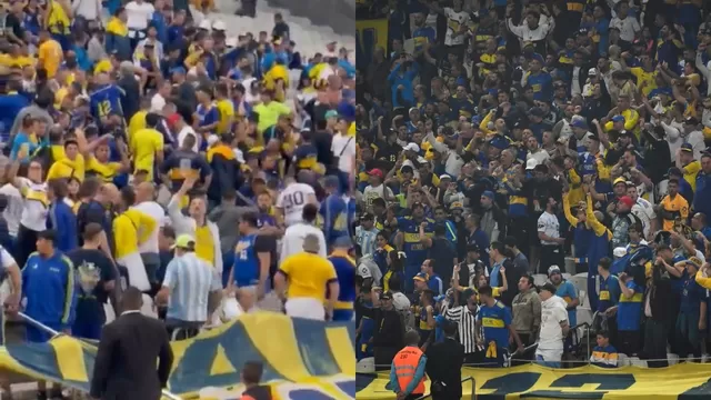Hincha de Boca Juniors hizo gesto nazi a aficionados de Corinthians en Brasil