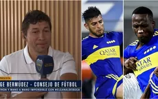 Boca Juniors: Jorge Bermúdez respalda a Luis Advíncula y Carlos Zambrano frente a críticas - Noticias de luis díaz
