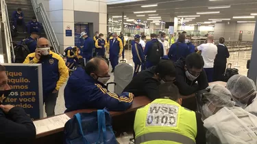 El cuadro xeneize, con Carlos Zambrano, enfrentará en la vuelta de octavos de Libertadores a Atlético Mineiro. | Foto: Boca 