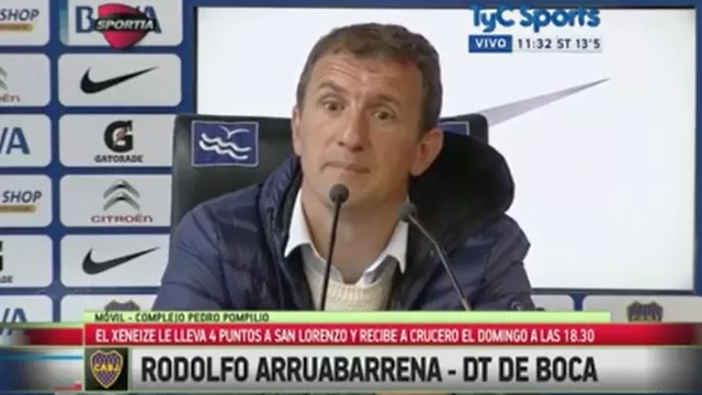 Arruabarrena y un curioso gesto al decirle que está cerca del título