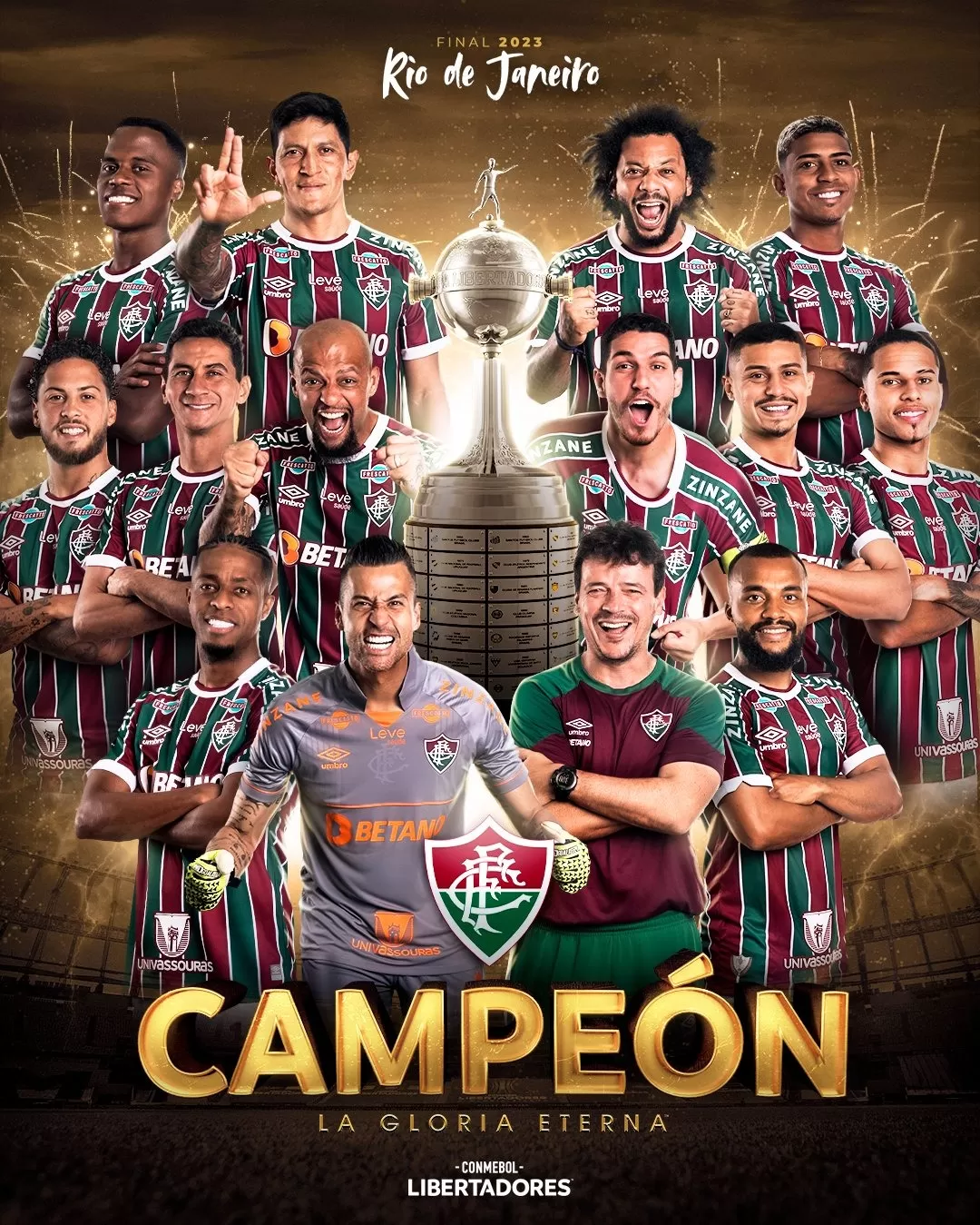Fluminense ganó su primera Copa Libertadores. | Fuente: @Libertadores