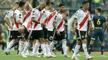 Policía argentina allanó el vestuario de River Plate previo al partido. | Foto: AFP Policía argentina allanó el vestuario de River Plate previo al partido. | Foto: AFP