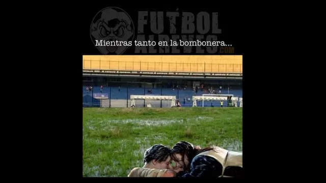 Boca Juniors vs. River Plate: suspensión por lluvias generó estos memes-foto-1