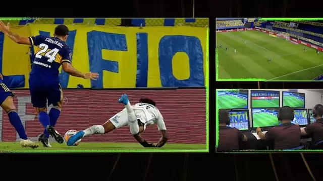 Boca Juniors vs. Santos: El audio del VAR que explica por qué no se cobró penal