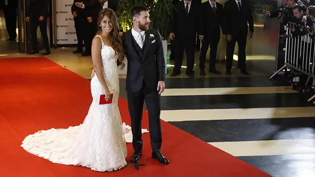 Boda de Messi: las mejores imágenes del vestido de Antonela Roccuzzo 