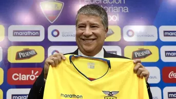 'Bolillo' Gómez fue presentado como seleccionador de Ecuador