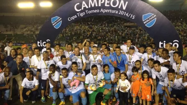 Bolívar ganó el título del Torneo Apertura del fútbol boliviano